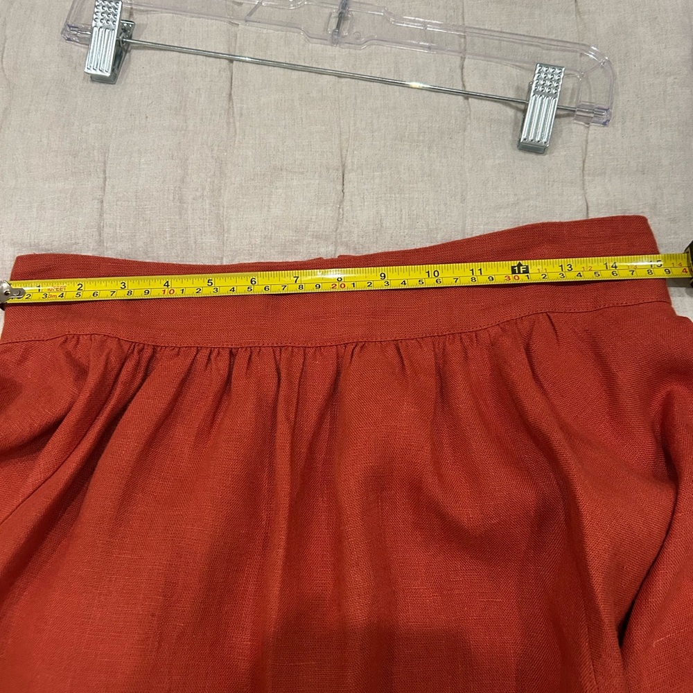 Sezane Sophie Skirt Terre - Size 6 - Picture 9 of 10